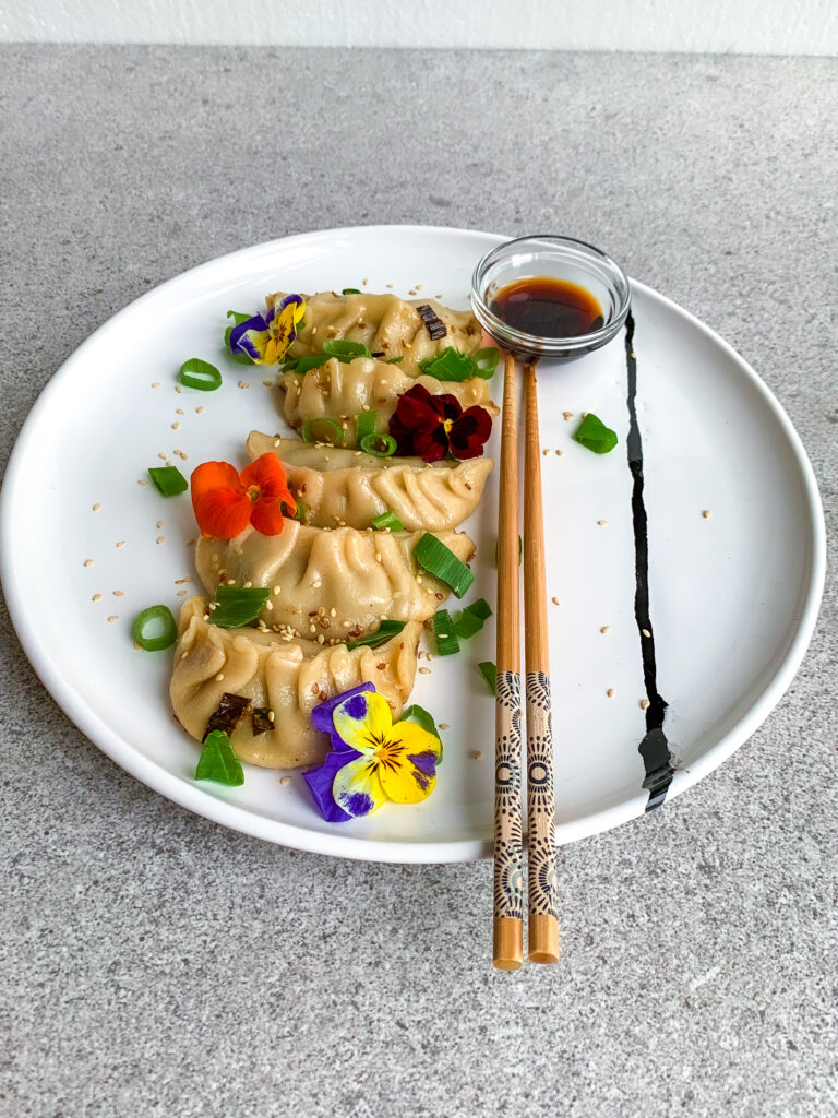 Gyoza porc et pak-choi